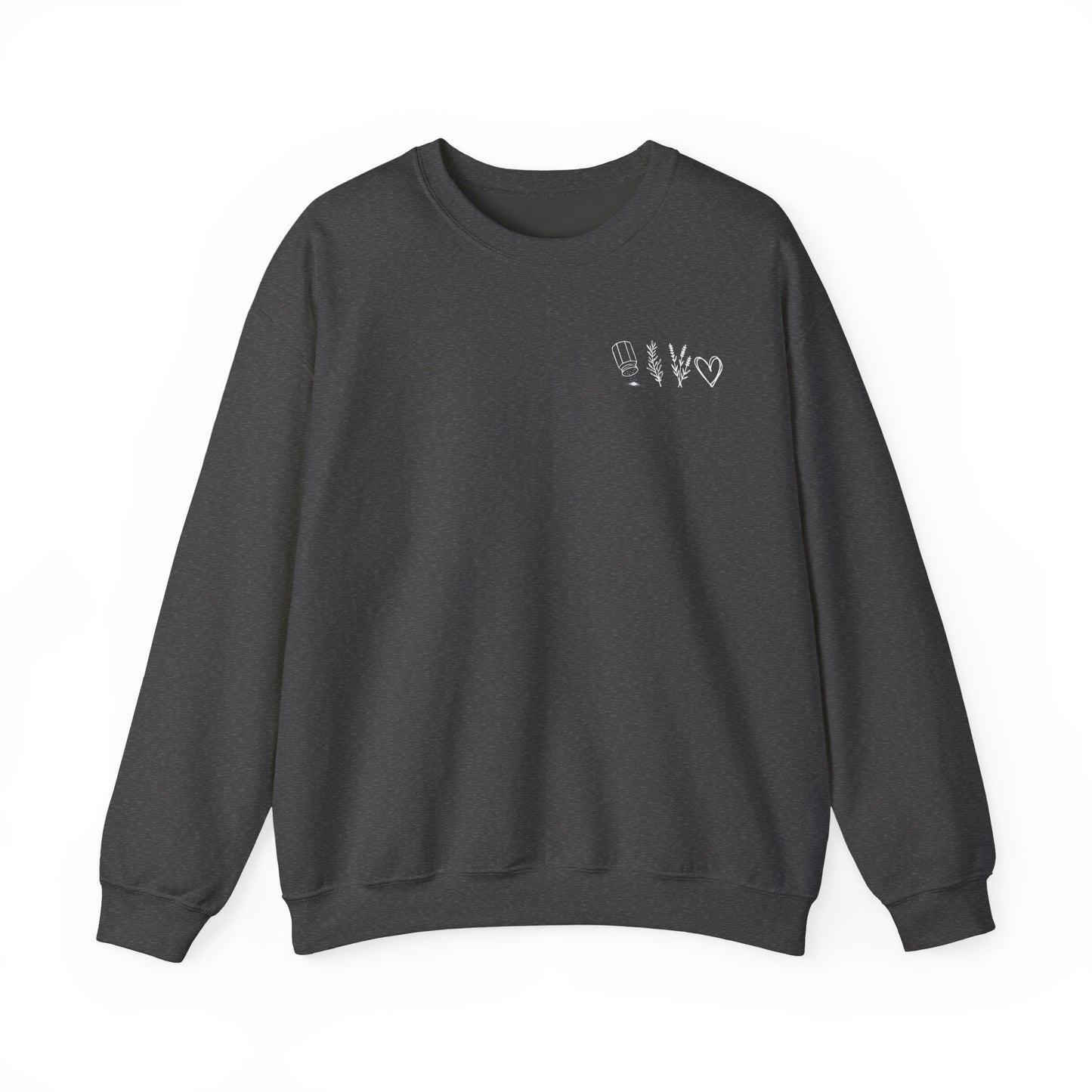 Salt, Rosemary, Lavender & Love Crewneck Sweatshirt | Practical Magic Graphic Sweatshirt
