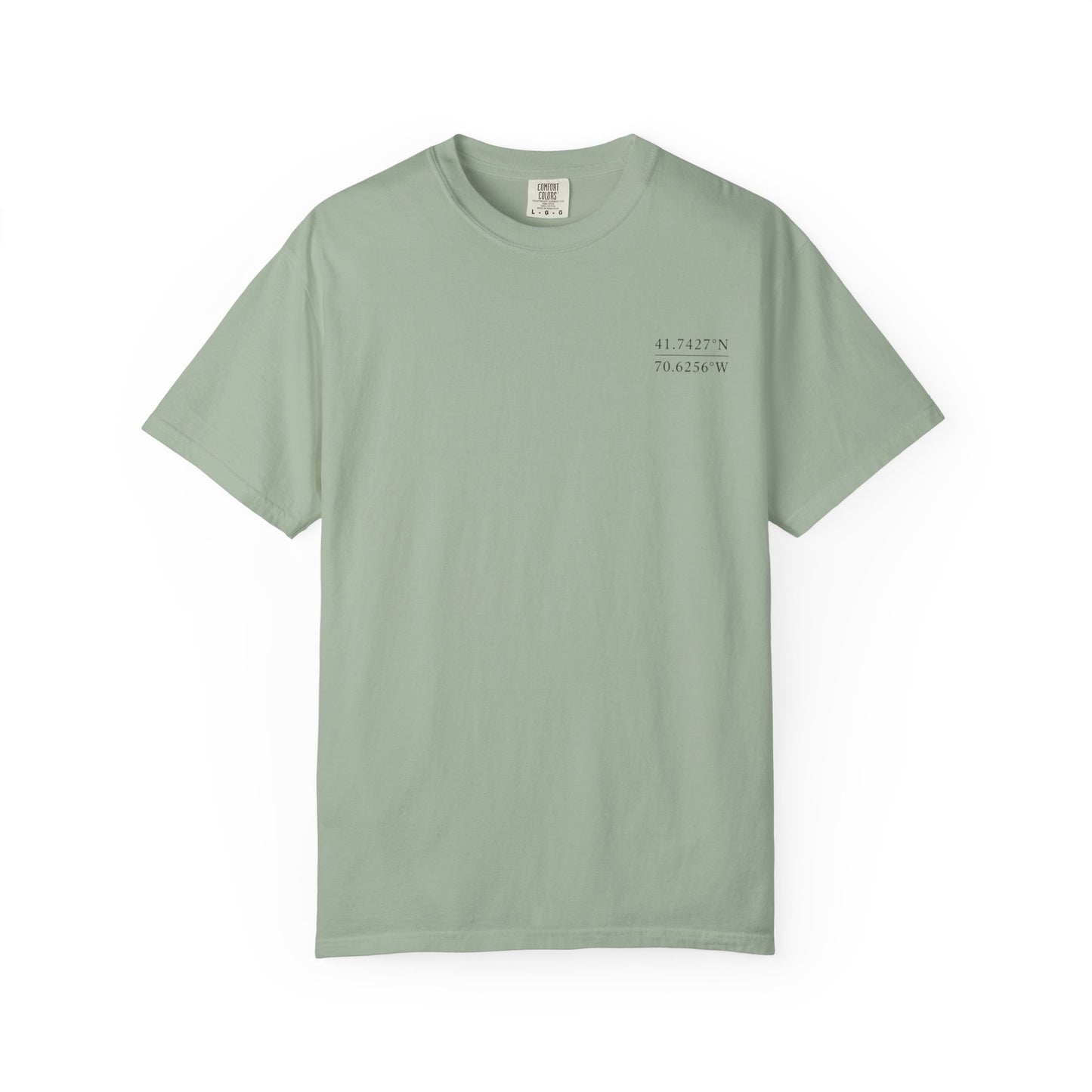 The Bourne Bridge Coordinates Tee | Cape Cod Collection