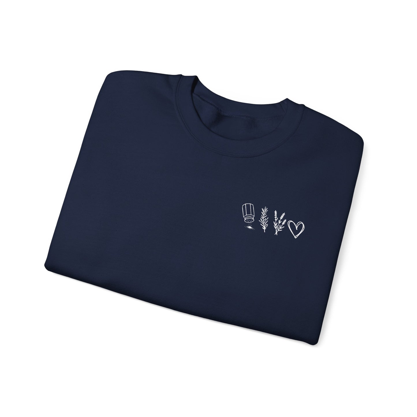 Salt, Rosemary, Lavender & Love Crewneck Sweatshirt | Practical Magic Graphic Sweatshirt