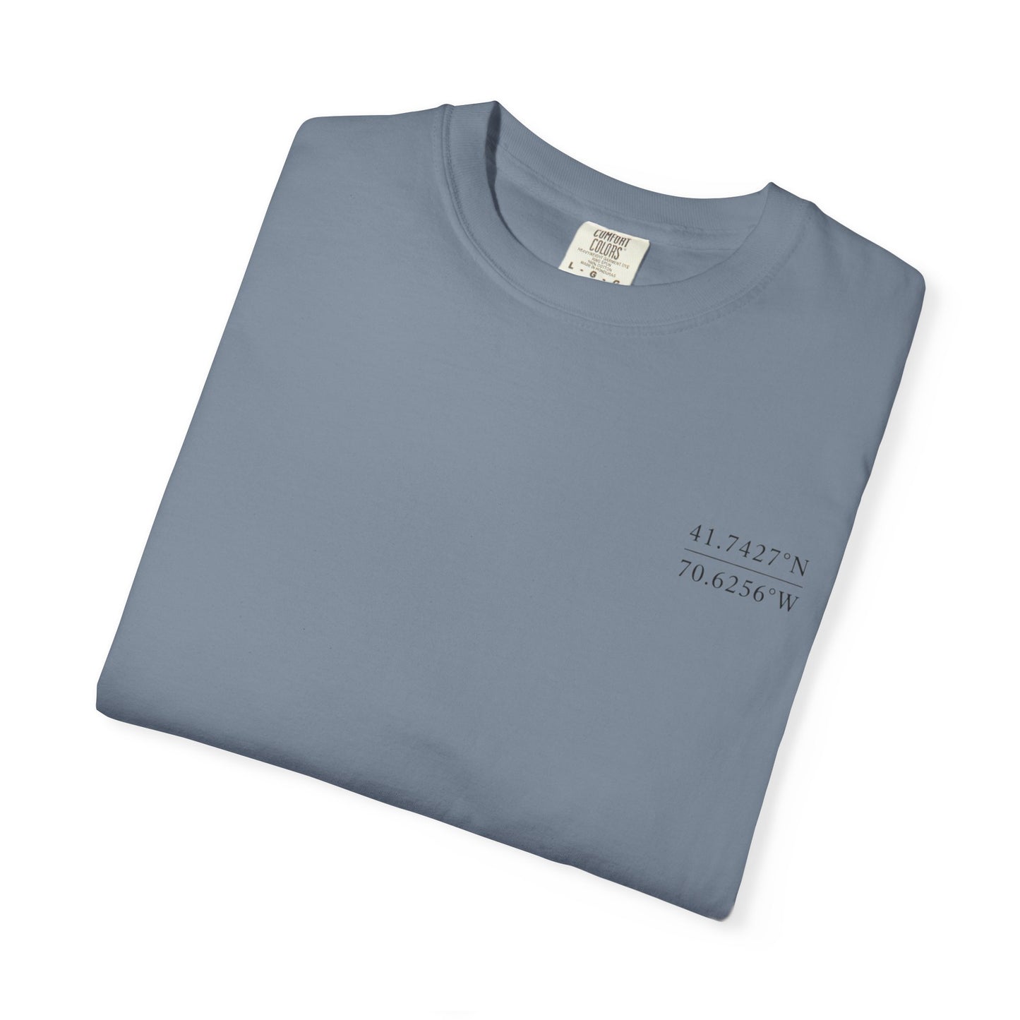 The Bourne Bridge Coordinates Tee | Cape Cod Collection
