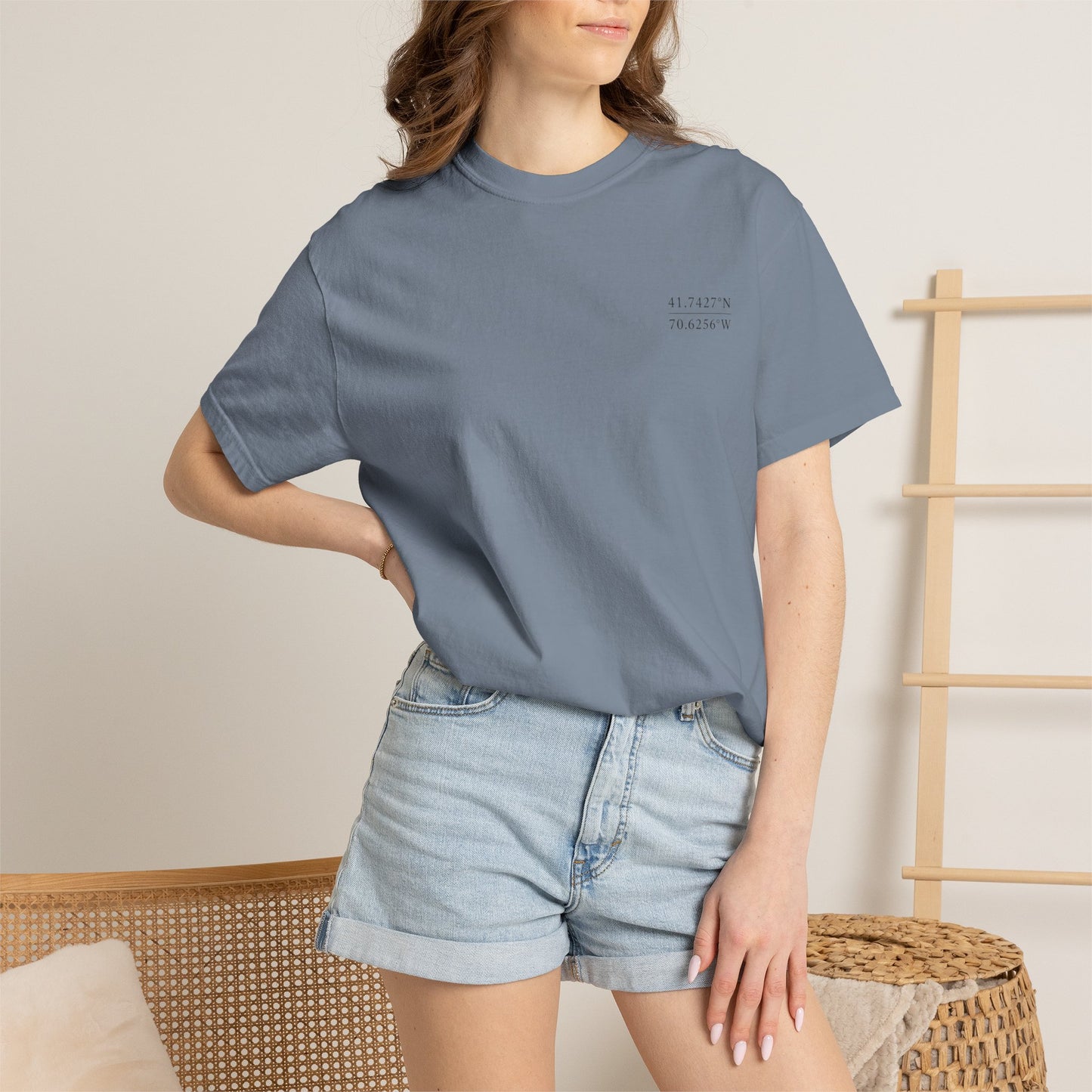 The Bourne Bridge Coordinates Tee | Cape Cod Collection
