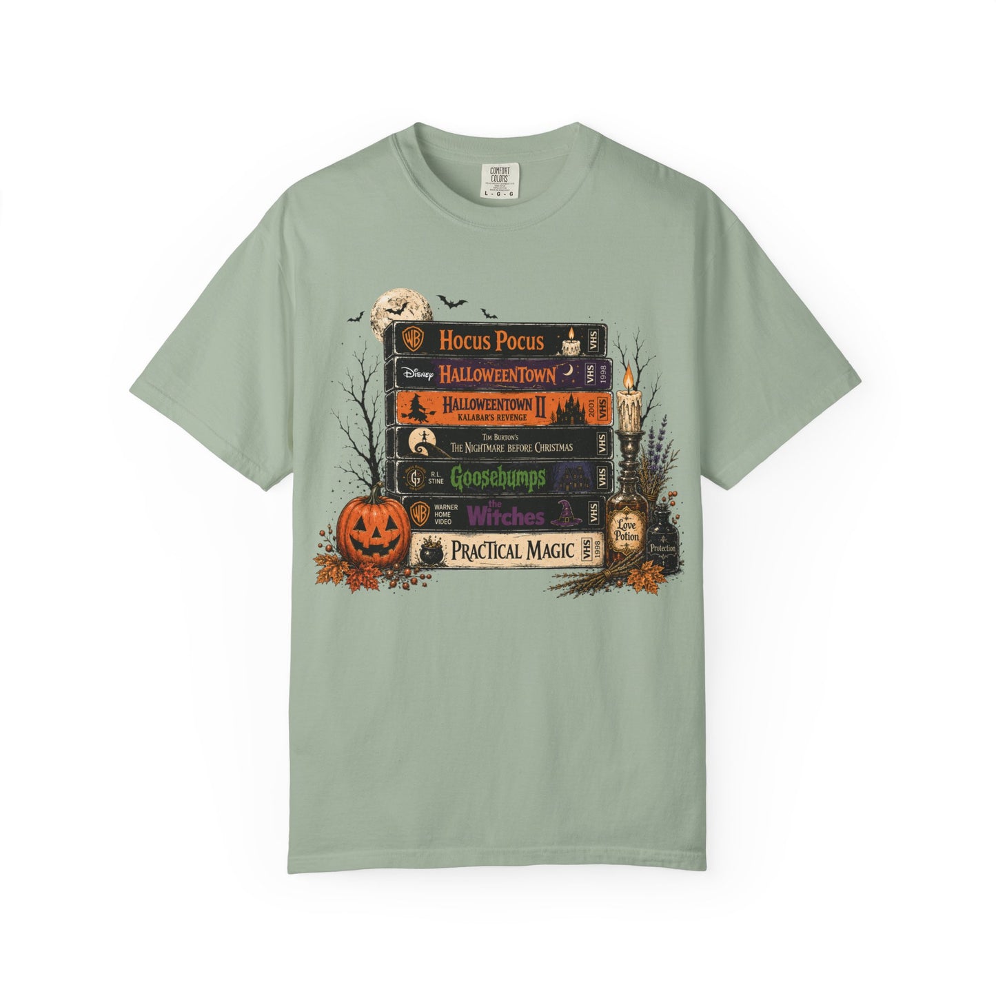 Spooky Movie Night Halloween T-Shirt | Vintage Fall Graphic Tee
