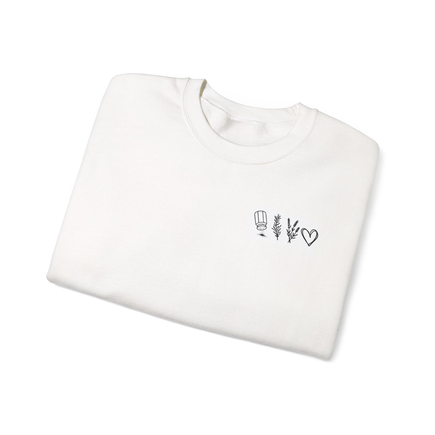Salt, Rosemary, Lavender & Love Crewneck Sweatshirt | Practical Magic Graphic Sweatshirt