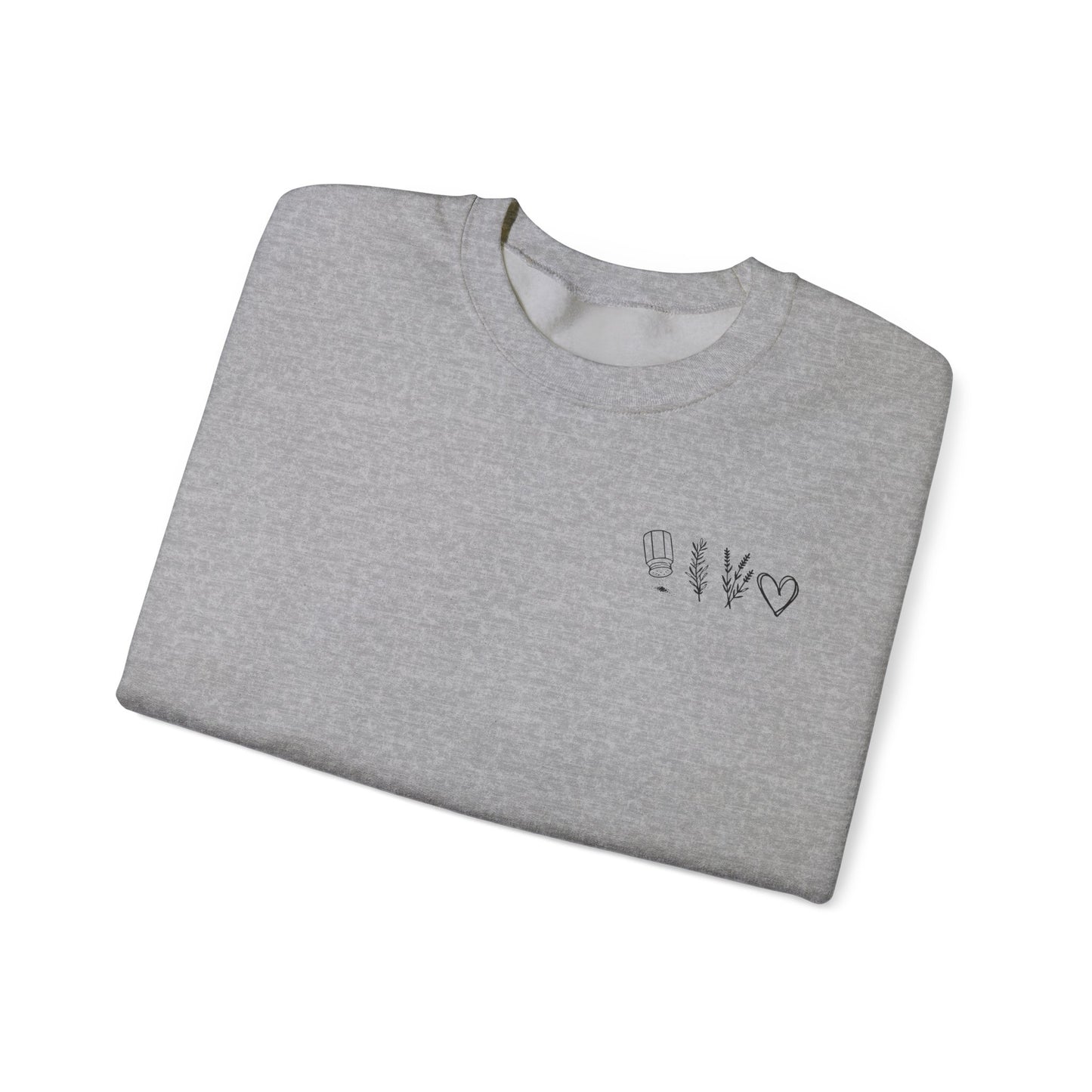 Salt, Rosemary, Lavender & Love Crewneck Sweatshirt | Practical Magic Graphic Sweatshirt