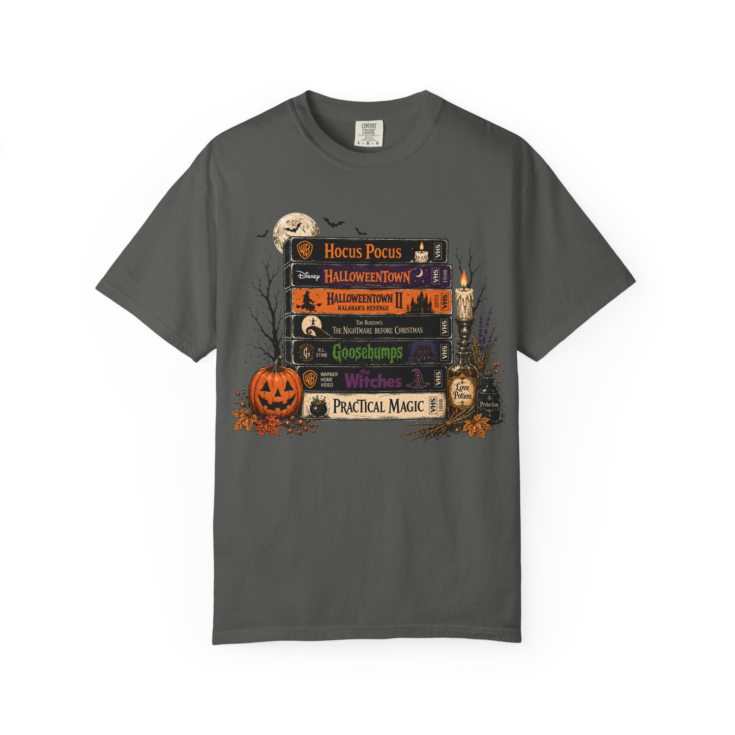 Spooky Movie Night Halloween T-Shirt | Vintage Fall Graphic Tee