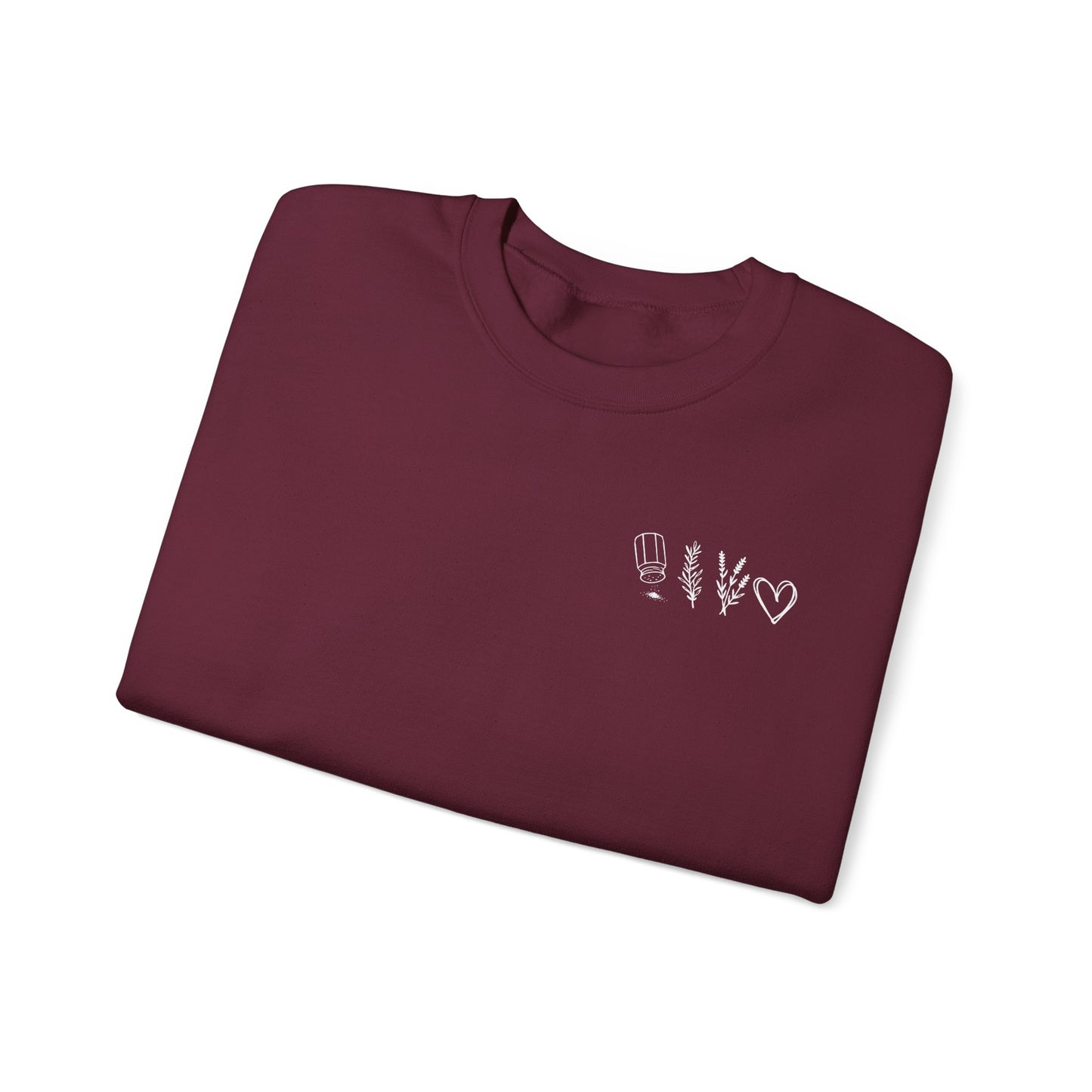 Salt, Rosemary, Lavender & Love Crewneck Sweatshirt | Practical Magic Graphic Sweatshirt