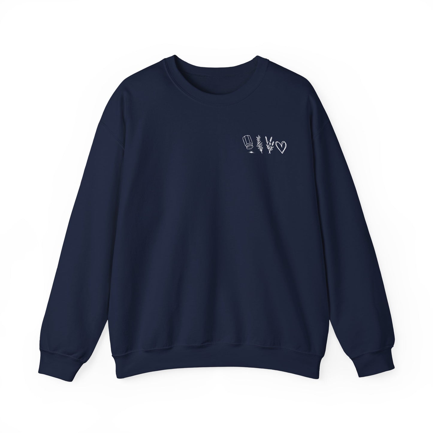 Salt, Rosemary, Lavender & Love Crewneck Sweatshirt | Practical Magic Graphic Sweatshirt