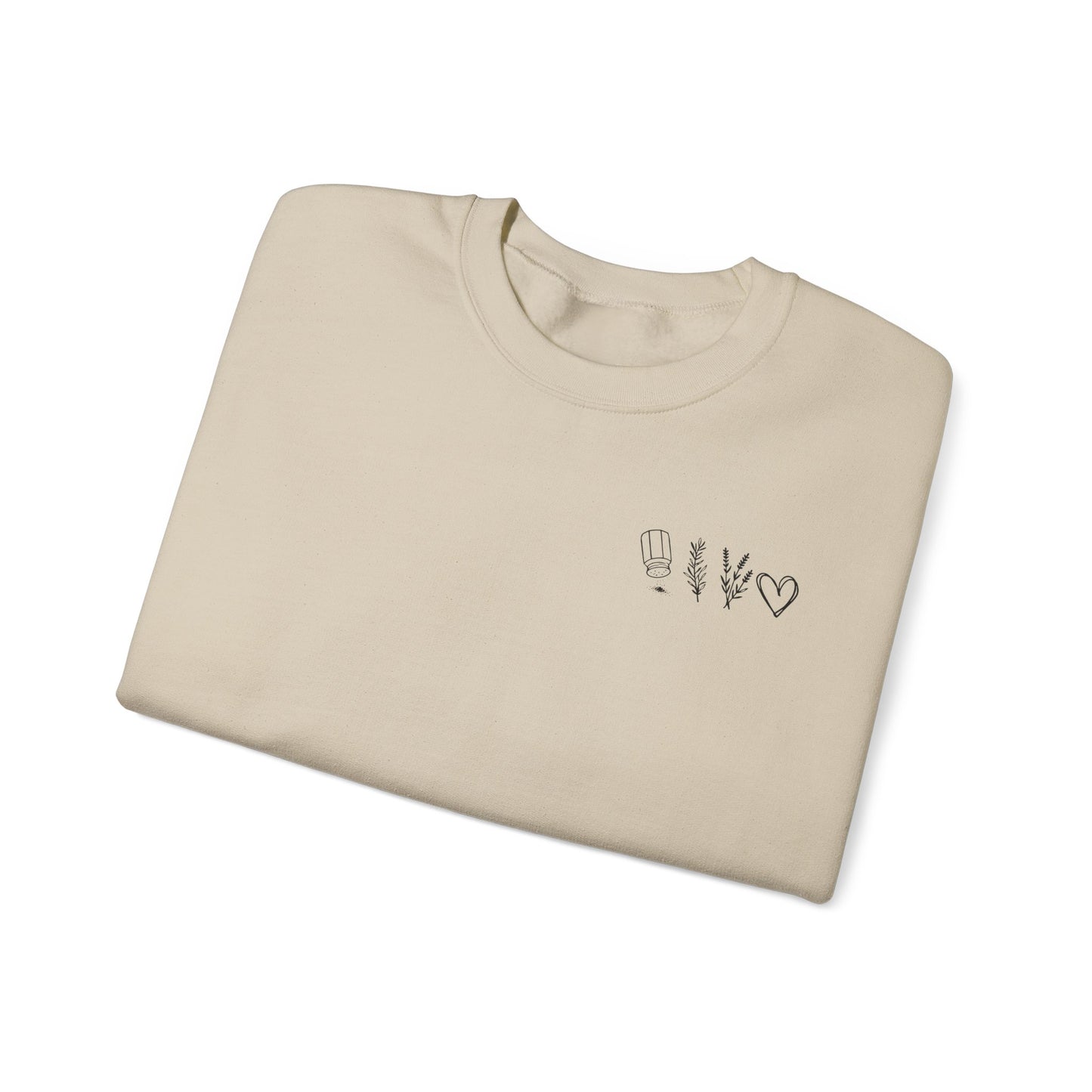 Salt, Rosemary, Lavender & Love Crewneck Sweatshirt | Practical Magic Graphic Sweatshirt