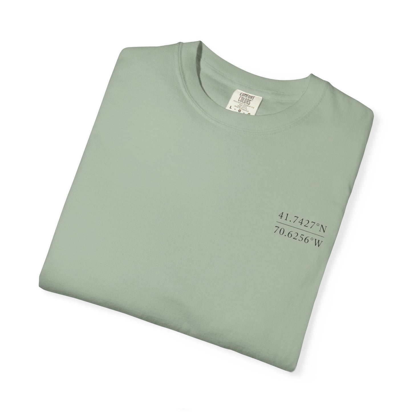 The Bourne Bridge Coordinates Tee | Cape Cod Collection