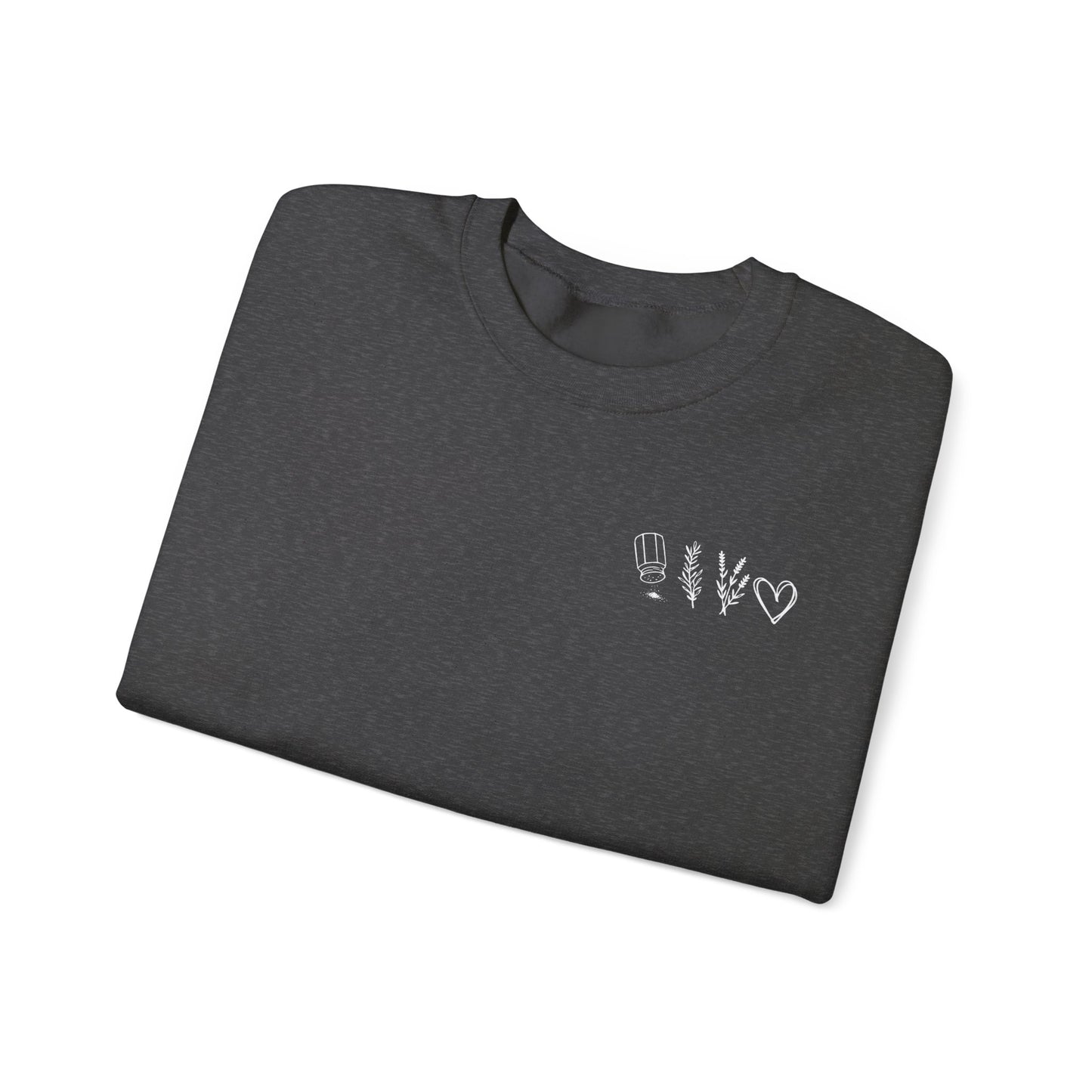 Salt, Rosemary, Lavender & Love Crewneck Sweatshirt | Practical Magic Graphic Sweatshirt