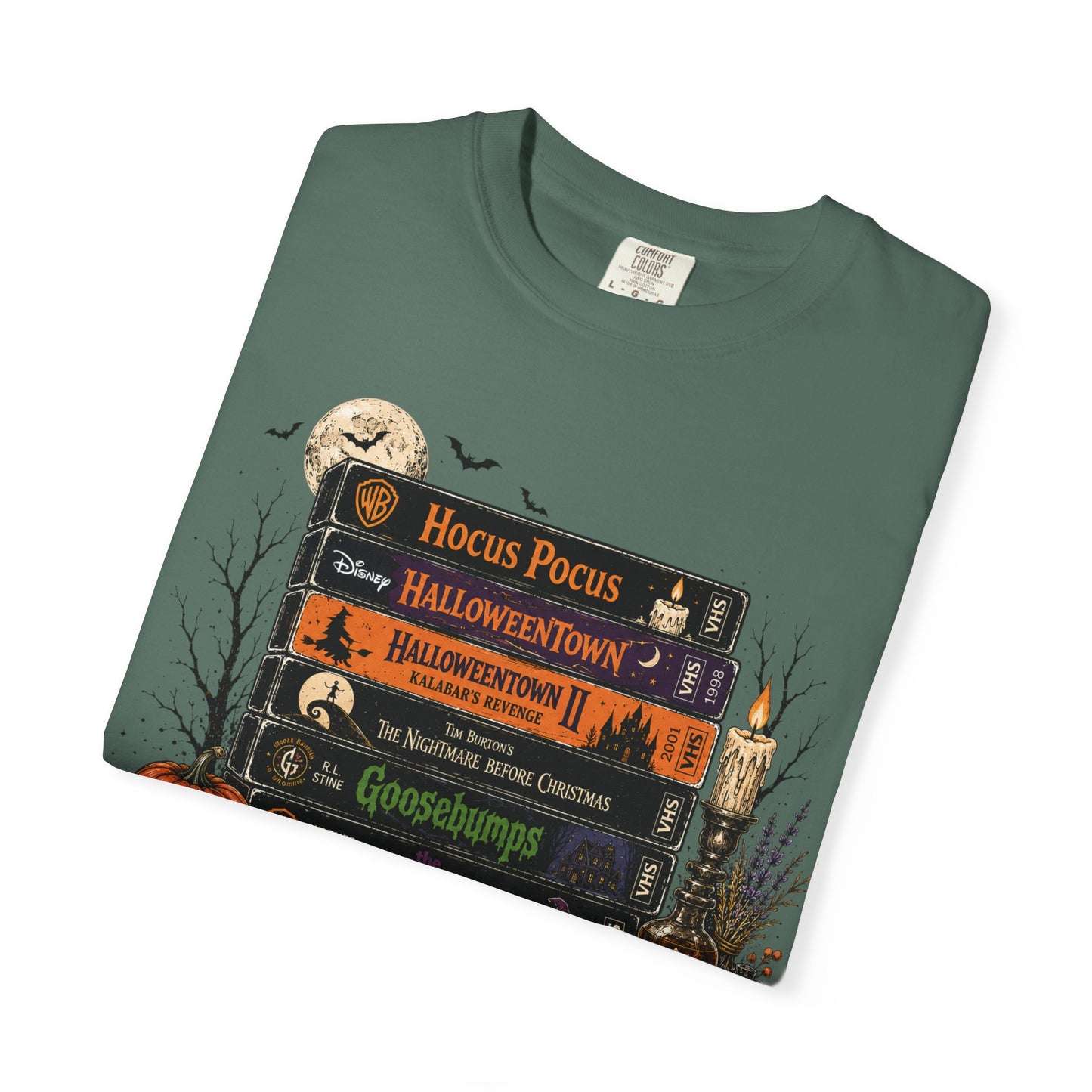 Spooky Movie Night Halloween T-Shirt | Vintage Fall Graphic Tee