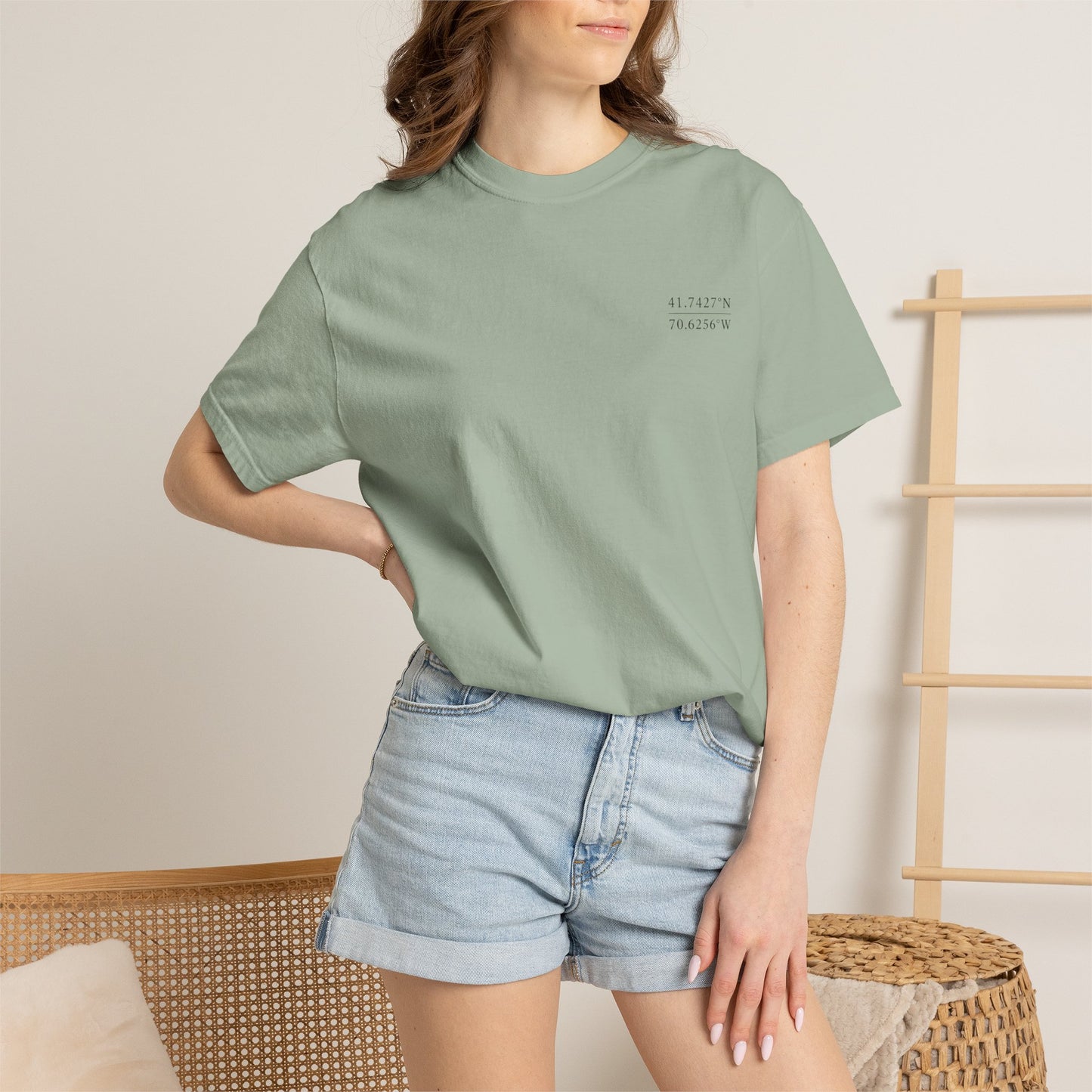 The Bourne Bridge Coordinates Tee | Cape Cod Collection