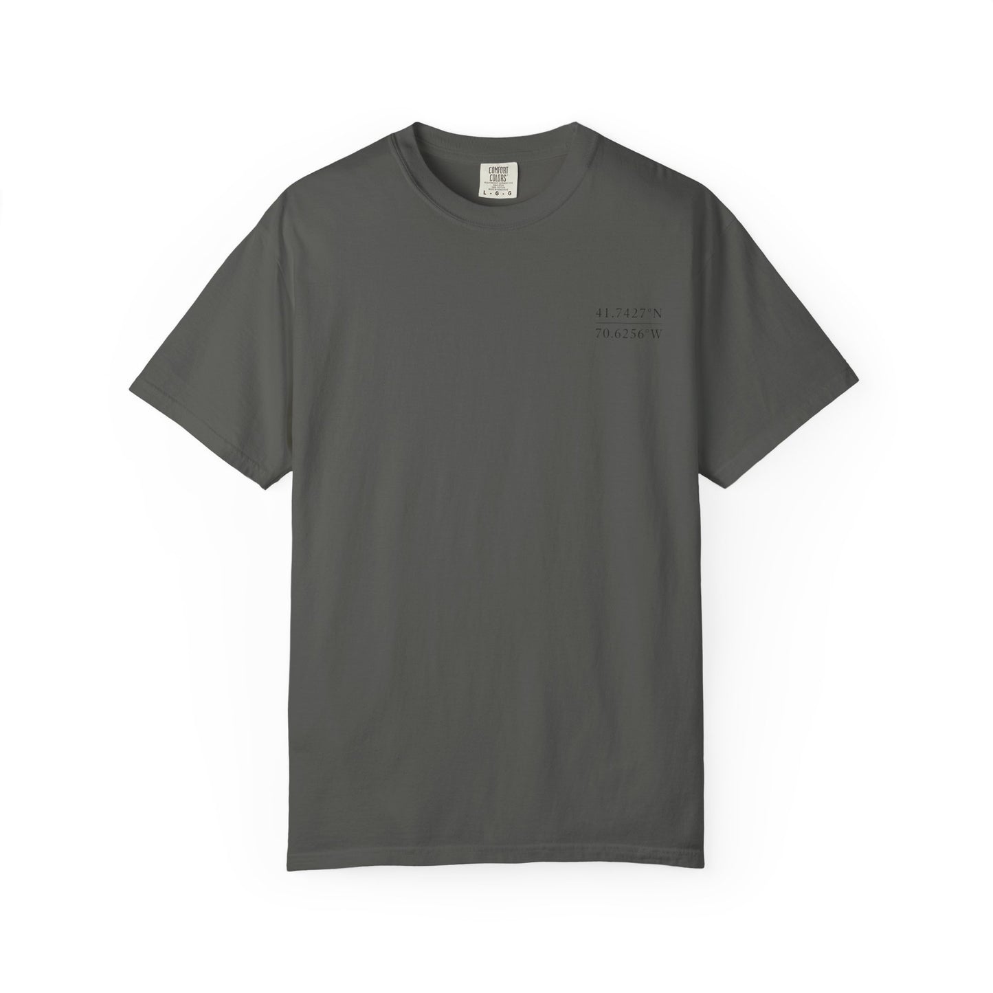 The Bourne Bridge Coordinates Tee | Cape Cod Collection
