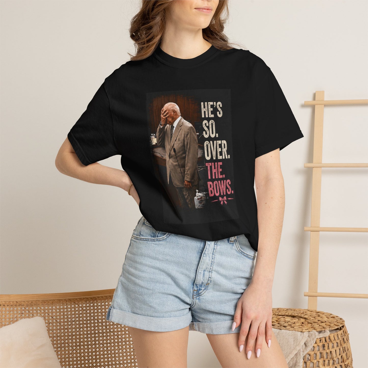 He’s So Over the Bows Courtroom Graphic Tee